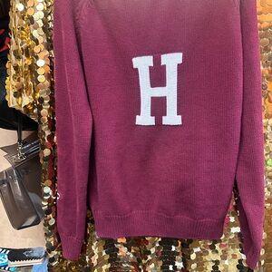 H Brand Maroon Crewneck Sweater